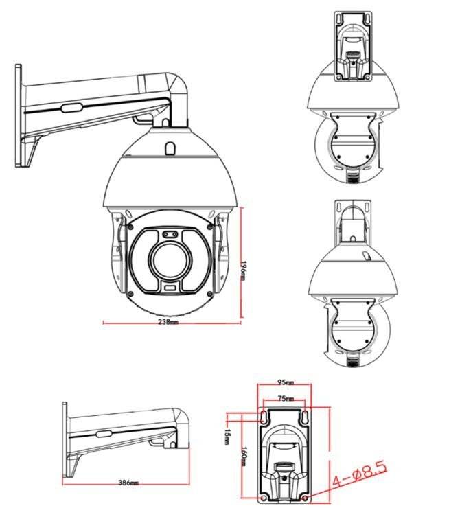 30X Laser IR PTZ Camera System