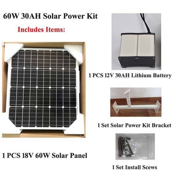 60W 30AH Solar power generator