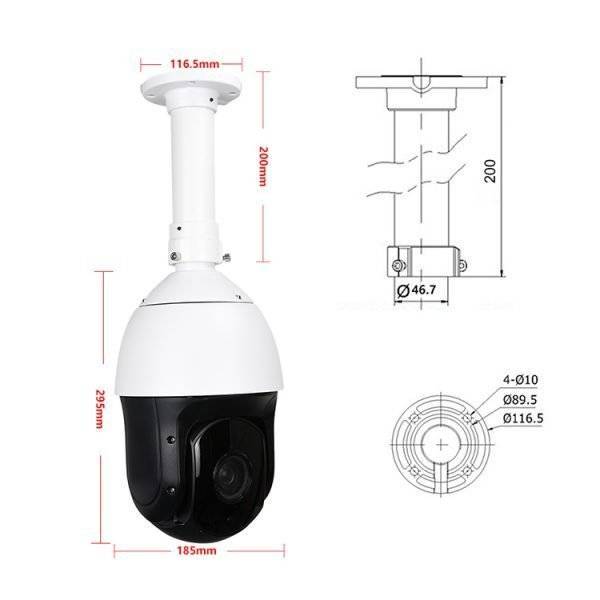 Cheap 5MP POE PTZ CAMERA