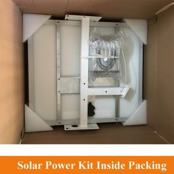 Solar Power Kit Inside Packing