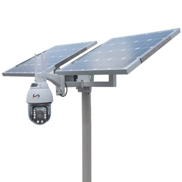 Solar Powered Wireless PTZ Camera Kit