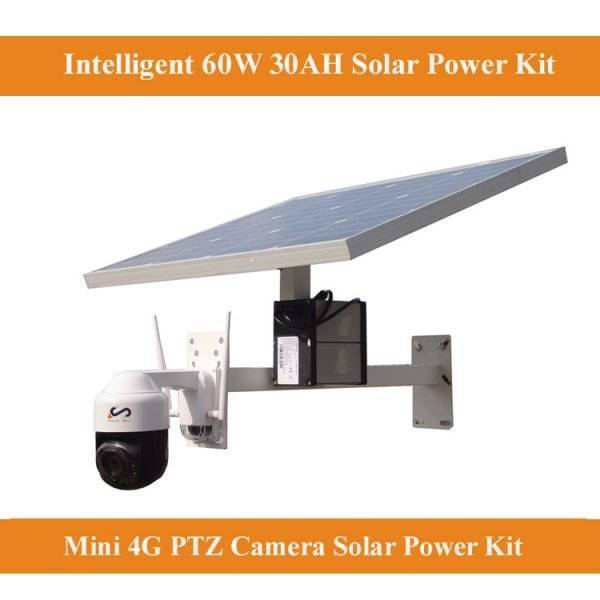 Solar Surveillance power kit Mini PTZ camera 6030