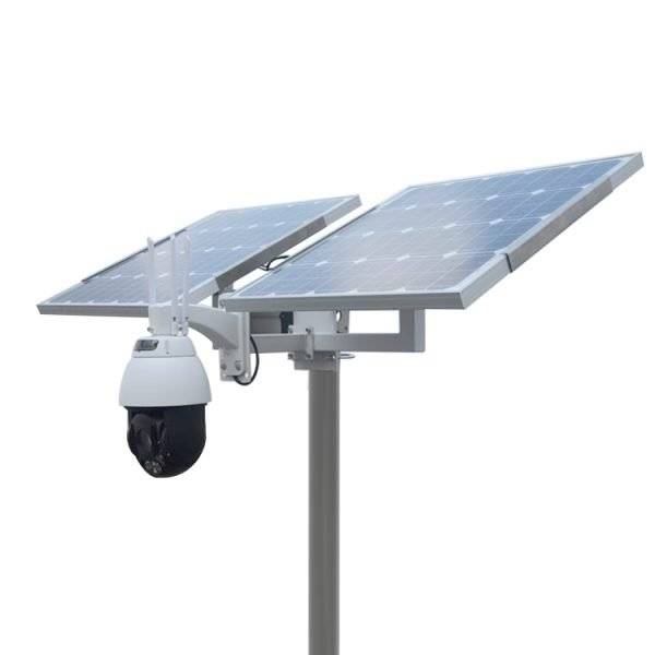 solar powered 4G ptz camera long range