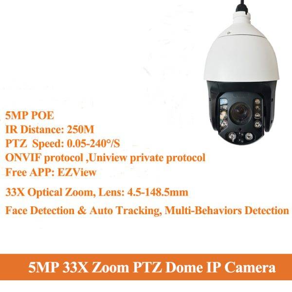 5MP High Speed PTZ Camera