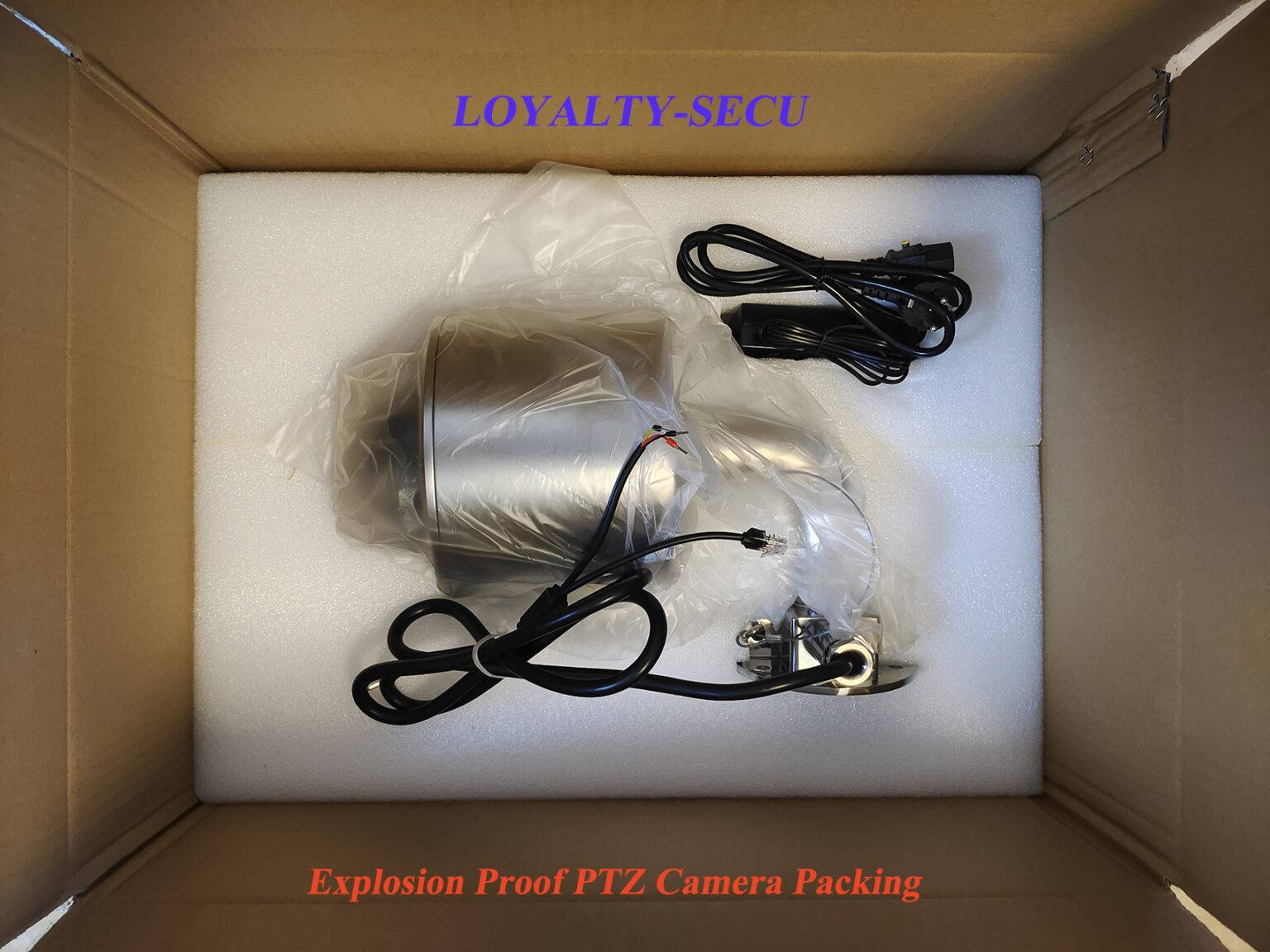 ATEX Standard 5MP Explosion proof CCTV Infrared PTZ Camera system ...
