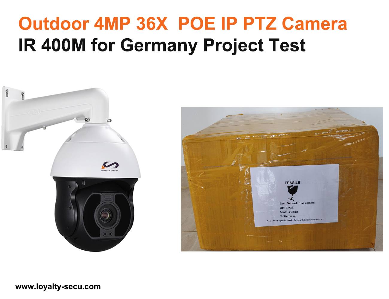 LOYALTY-SECU 4K 8MP 52X PTZ Camera 4MP 36X PTZ Camera Were Being Tested ...