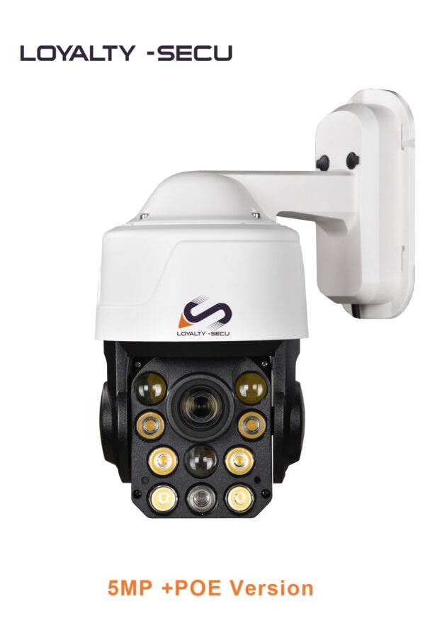 Mini 5MP 18X POE Auto Tracking Network PTZ Surveillance Camera System - Image 2