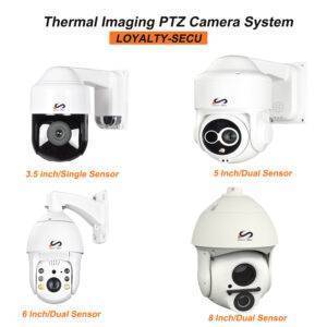 Mini IP HD Fire Detection Temperature Measurement Thermal PTZ Camera