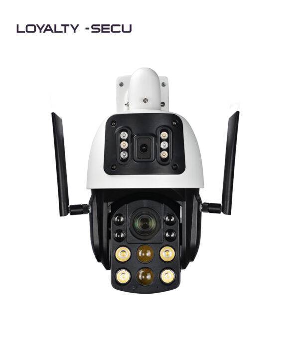 5-Inch Dual-Lens 3MP Wi-Fi PTZ Camera | Auto Tracking | Color & Infrared Night Vision | 18x Optical Zoom
