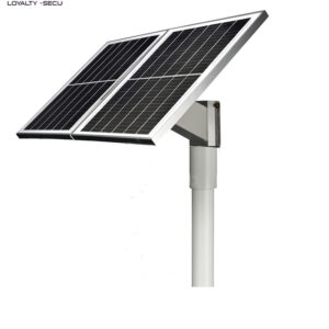 LOYALTY-SECU 50W/48AH Solar Power Kit – 4–6 Days Backup, High-Efficiency MPPT, Plug & Play, Compatible with Bullet & PTZ Cameras